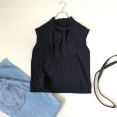 【Ballsey/トゥモローランド ボールジィ】シルクデシンボウタイブラウス☆黒