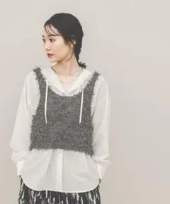 グローバルワーク 2WAYテープヤーンビスチェ