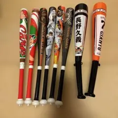 プロ野球 応援ミニバット 8本セットのサムネイル