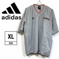 【美品】アディダスadidas半袖ナイロンプルオーバー　Lサイズ ジャイアンツのサムネイル