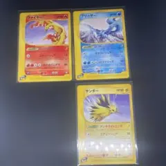トレーナーズ マガジンvol.18 ファイヤー　フリーザー　サンダー3枚セット トレーナーズ マガジンvol.18 ファイヤー フリーザー サンダー3枚