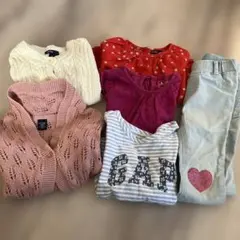 【お値下げ中！】baby gap 90cm 秋冬　長袖6点セット 女の子