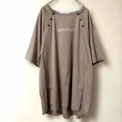ayane アヤン ラグランTシャツ ボタン コットン ベージュ 38のサムネイル