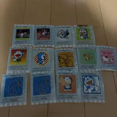 ドラえもん キティちゃん　ロッテ　ガムシール おまけ　　13枚セット