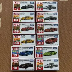 トミカ 初回限定　初回特別仕様　12台