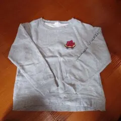 b.ROOM キッズ トレーナー グレー 130cm