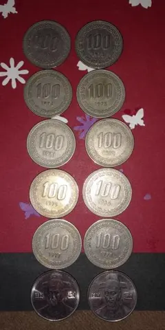 古銭 外貨 韓国 まとめて 24560ウォン+紙幣500ウォン - メルカリ