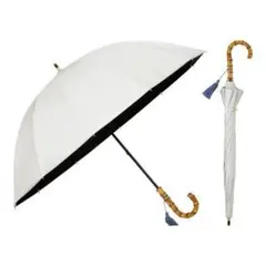 の*ん様 【美品】UVO(ウーボ)　日傘　12本骨 耐風 長傘 晴雨兼用 55cのサムネイル