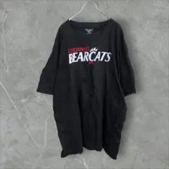 【k4381】USA古着00sチャンピオン刺繍半袖ビッグTシャツカレッジ2XL