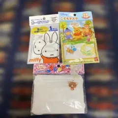 子供用マスクセット（プーさん、ミッフィー、ワンポイントくまさん不織布）のサムネイル