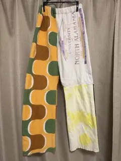 Art Love Holiday カラフルドッキングスウェットパンツ