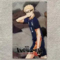 劇場版ハイキュー!! ゴミ捨て場の決戦展 入場特典 月島蛍