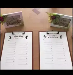 結婚式 ゲストブック 芳名帳 ディズニー