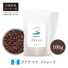 自家焙煎コーヒー豆 グアテマラ ストレート 中深煎り 100gのサムネイル