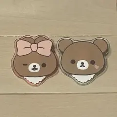 リラッくじ チャイロイコグマ G賞 アクリルバッジ