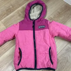 outdoor products アウター　フード付き中綿コート ピンク