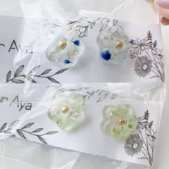 ピアス　2点セット　ハンドメイド