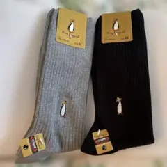 King Penguin リブソックス 2色セット サイズM