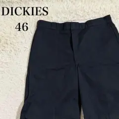 美品 ディッキーズ ワークハーフパンツ チノショーツ 黒 2XL～3XL相当
