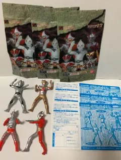ガシャポンEX円谷ヒーロー大全集4個セット ミラーマン/ジャンボーグ /トリプルのサムネイル