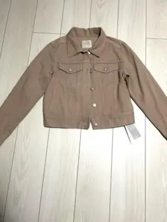 ビーラディエンス　くすみピンク　デニムジャケット