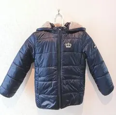 BABY DOLL ベビードール 中綿ジャケット 120 ネイビー 裏ボア