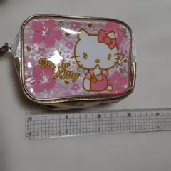 ハローキティ ポーチ ハイビスカス柄 산리오 2009年 平成 레트로