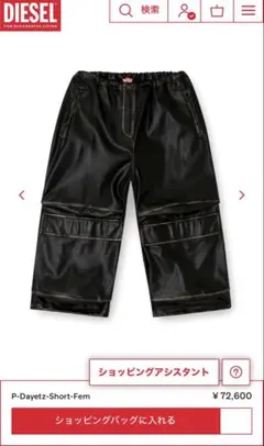 DIESEL ショーツ　FUJI君紹介