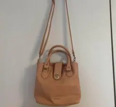 ALTROSE バッグ　ショルダーバッグ　ピンク　サーモンピンク