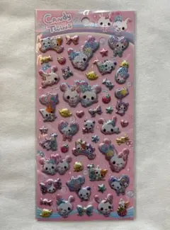 キャンディツインズ　キラキラぷっくりシール　クーリア　平成レトロ