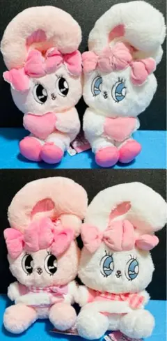 エスターバニー　フリルリボンBIGぬいぐるみ　ホリデーマフラーBIGぬいぐるみ