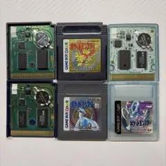 ゲームボーイカラー用ソフト ポケットモンス金、銀、クリスタル　3本セット