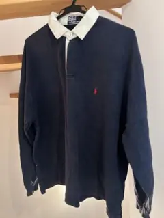 Polo by Ralph Lauren ラガーシャツ ネイビー LL