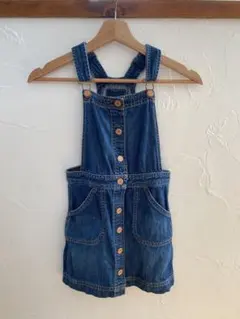 GapKids デニムジャンバースカート M