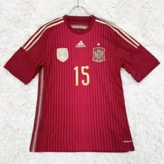 美品 adidas スペイン代表 ユニフォーム #15 セルヒオラモス サイズL