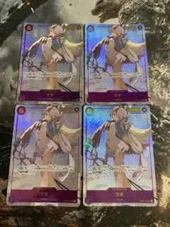 ワンピースカード ウタ シークレットパラレル 4枚 op02 頂上決戦