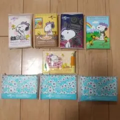 【新品未開封】日本生命★ スヌーピー ポケットティッシュ・ ８個セット