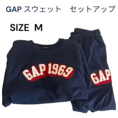 GAP1969 アーチロゴスウェット　ジョガーパンツ　セットアップ　ネイビー