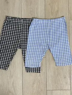 西松屋　ギンガムチェックパンツ 90cm 2色セット