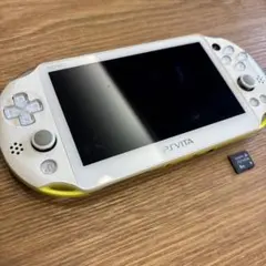 PS Vita(PCH-2000) ホワイト/イエロー 8GBメモリー付き