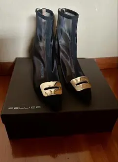 ペリーコ ANELLI FIBBIA メッシュショートブーツ