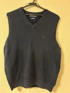 ラルフローレン　ニットベスト ネイビー