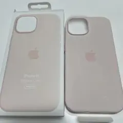 iPhone 15 シリコンケース Light Pink