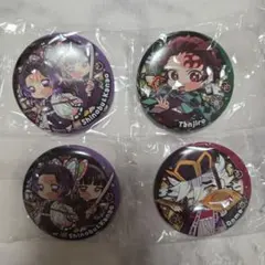 ぴた！でふぉめ　鬼滅の刃　無限城編　缶バッジ　炭治郎、しのぶ&カナヲ、童磨