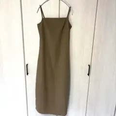 Olu.キャミワンピース シンプル　ロング丈 Fサイズ