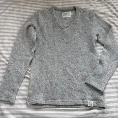 グレー Vネック ニットセーター Sサイズ AZUL