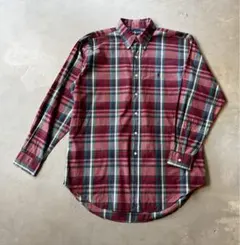 Ralph Lauren 90s マドラス チェック ボタンダウン シャツ M