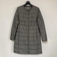 ユニクロ ウルトラライトダウンコート オリーブ S 2WAY DMW