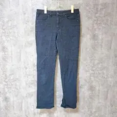 【美品】UNIQLO ユニクロ ストレッチ デニム レディース 黒 W76