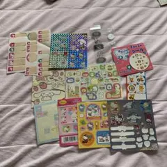 平成女児、平成レトロ　ハローキティ　ボンボンドロップシール　ぷっくりシール